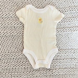 Koala Baby Chick Stripped Cotton Onesie 3 Months